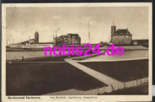 27400 Cuxhaven Seedeich Spielbassin o 26.8.1929