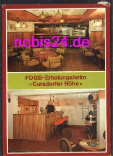 98744 Cursdorf FDGB Erholungsheim *ca.1987