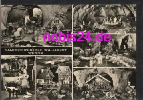 98639 Walldorf Werra Sandstein - Höhle   ca.1978