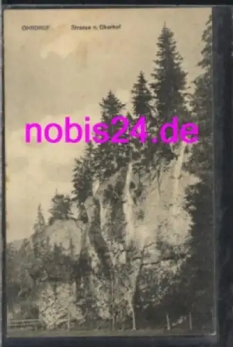 99885 Ohrdruf Strasse nach Oberhof o 4.5.1912