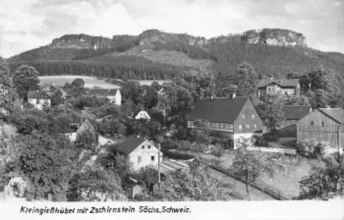 01814 Kleingießhübel Sächsische Schweiz mit Zschirnstein  o 1967