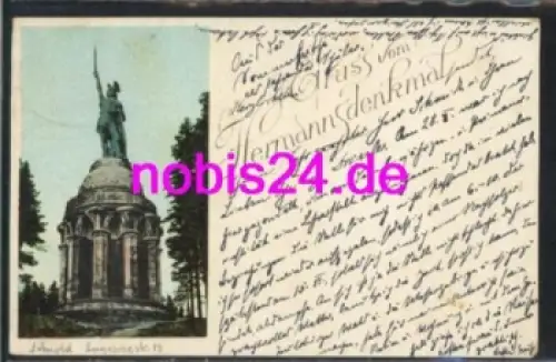 32756 Detmold Hermanns Denkmal o 2.11.1898