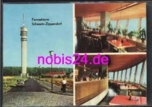 Schwerin Zippendorf Fernsehturm *ca.1968