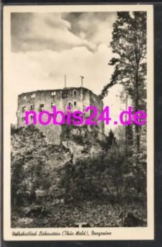 36448 Bad Liebenstein Burgruine o 19.8.1957
