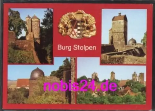 01833 Stolpen Burg Burgansichten *ca.1989