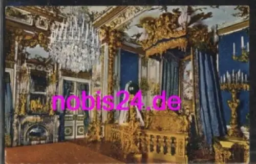 83256 Herrenchiemsee Schloss Schlafraum *ca.1950