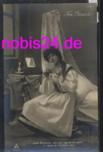 Fra Diavolo Brief lesende Frau *ca.1910