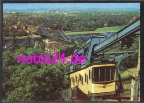 Loschwitz Dresden Bergbahn Schwebebahn o ca.1979
