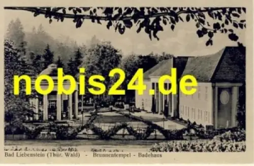 36448 Bad Liebenstein Brunnentempel *ca.1950