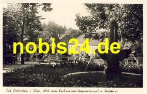 36448 Bad Liebenstein Brunnentempel o 28.8.1960