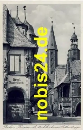 38640 Goslar Hotel Kaiserworth Kirche o 13.10.1937