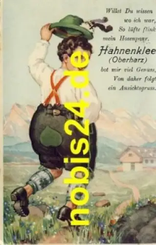 38644 Hahnenklee Oberharz Klappkarte o 26.3.1930