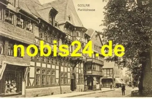Goslar Harz Marktstrasse  *ca.1920
