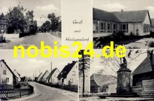 38444 Heiligendorf Wolfsburg Siedlung Schule Denkmal o 1965