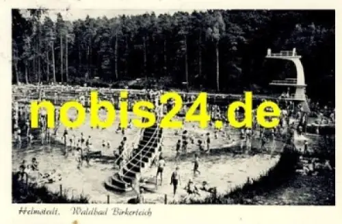 38350 Helmstedt Waldbad Birkerteich o 6.6.1956