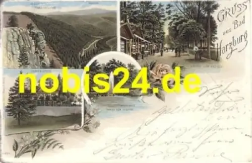 38667 Bad Harzburg Litho o 19.8.1896
