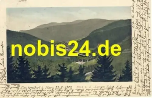 38685 Lautenthal Harz o 22.8.1903