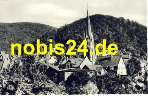 38667 Bad Harzburg Lutherkirche Burgberg o ca.1960