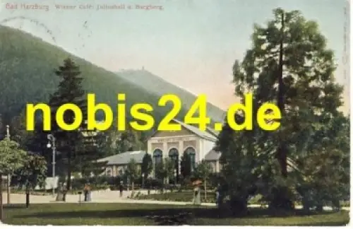 38667 Bad Harzburg Wiener Cafe Burgberg o 1907