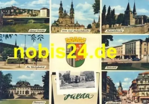 Fulda Leporello-Klappkarte * um 1970