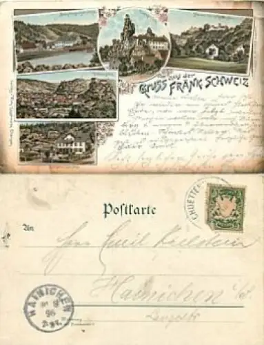 91278 Pottenstein Litho o 30.8.1896