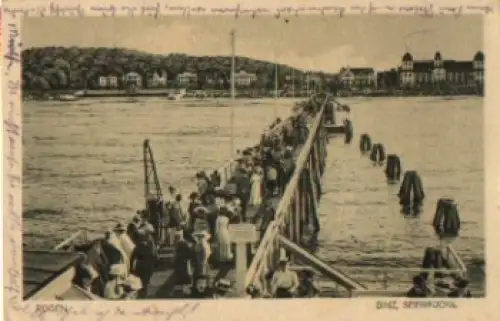 18609 Binz Seebrücke o 5.9.1927