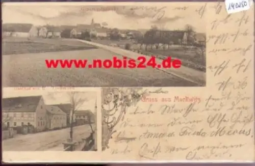 04758 Merkwitz Oschatz Gasthof von R. Lochmann o 17.6.1907