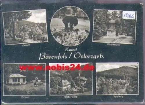 01773 Bärenfels Altenberg Mehrbildkarte o 7.6.1962