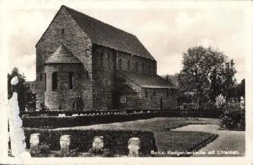 04552 Borna Kunigundenkirche mit Ehrenhain gebr. 4.9.1943
