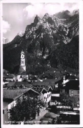 82481 Mittenwald mit Karwendelspitzen o 10.7.1937