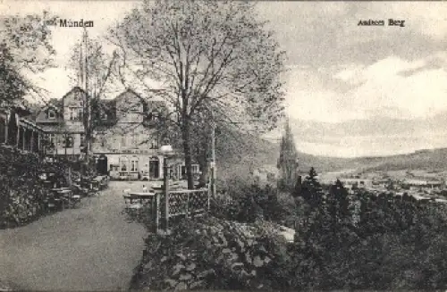 Hann Münden Hotel Andrees Berg * ca. 1920