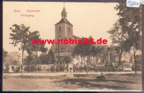 03096 Burg Spreewald Kirchgang *1910