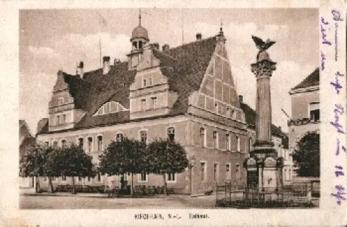 03253 Kirchhain Rathaus geb. ca. 1915