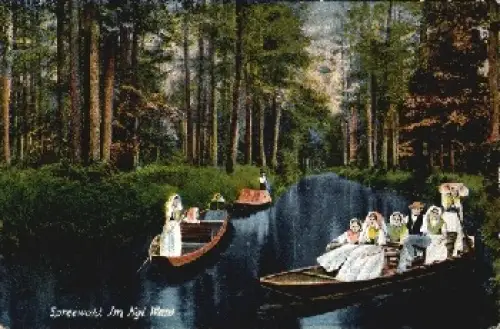 03222 Spreewald im Königlichen Wald gebr. ca. 1930