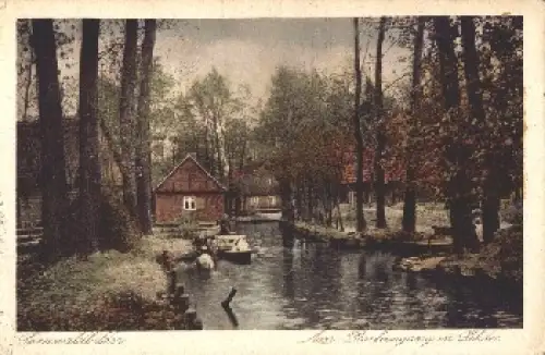 03222 Lehde Dorfeingang Spreewald o 21.7.1926