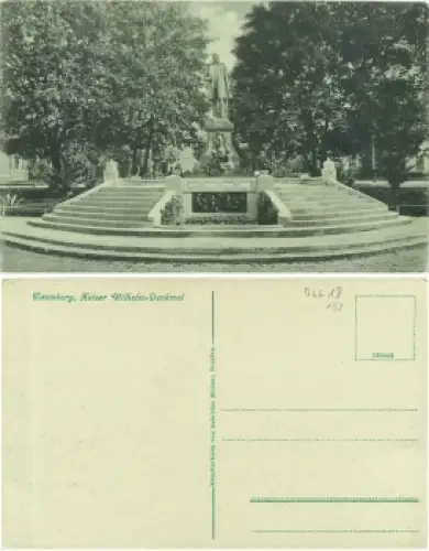 06618 Naumburg Saale Kaiser Wilhelm-Denkmal *ca. 1910