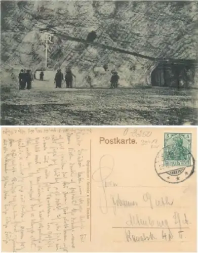 39418 Stassfurt Friedrichsthall Salz Bergbau Zeche o 29.8.1911