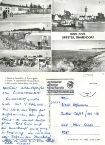 23999 Insel Poel Ortsteil Timmendorf o 28.8.1987