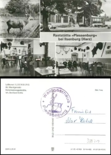38871 Ilsenburg Harz Raststätte Plessenburg * ca. 1983