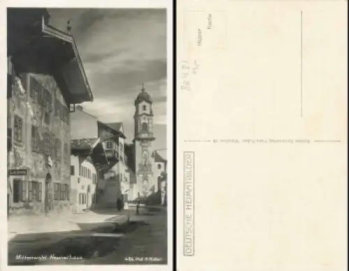 82481 Mittenwald Neunerhaus * ca. 1930 Deutsche Heimatbilder 486