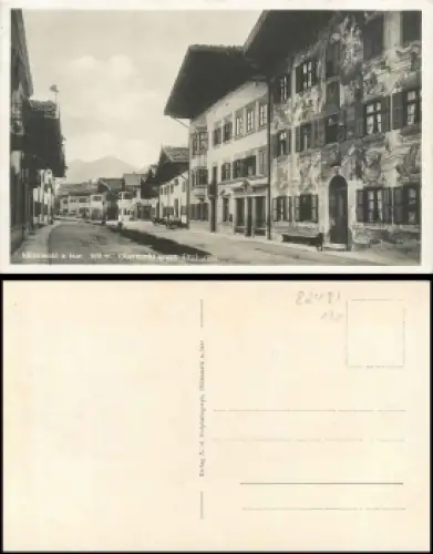82481 Mittenwald, Obermarkt gegen Tirol, * ca. 1930