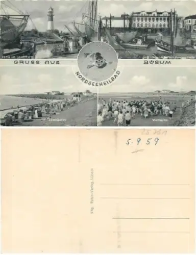 25761 Nordseeheilbad Büsum Robbe gebr. ca. 1959