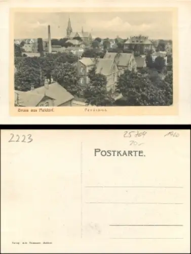 25704 Meldorf Panorama * ca. 1920