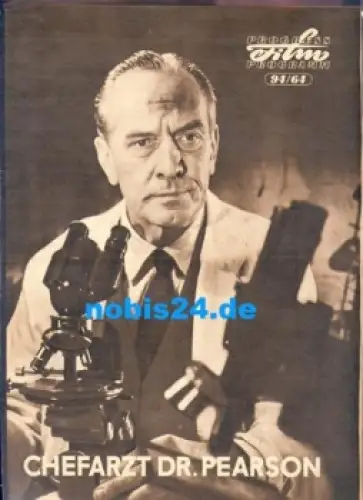 Chefarzt Dr. Pearson, Progress Film Programm 94/64 Fredric March, Ben Gazzara, Dick Clark