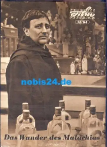 Das Wunder des Malachias mit  Senta Berger Günter Strack Günter Pfitzmann 72/64 Progress Film Programm
