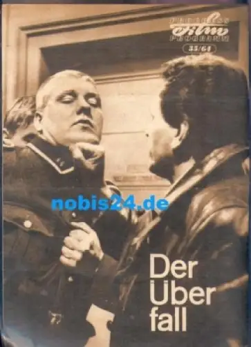 Der Überfall - Niederländischer Film mit Rob de Vries Yoka Berretty Kees Brusse 35/64 Progress Film Programm