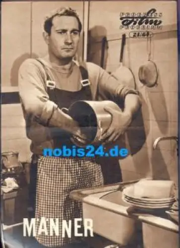 Männer - jugoslawischer Film 24/64 Progress Film Programm