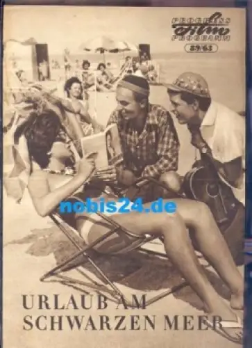 Urlaub am Schwarzen Meer, Progress Film Programm 89/63, rumänischer Film