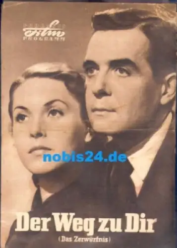 Der Weg zu Dir ( Das Zerwürfnis) -  tschechoslowakischer Film 123/57 Progress Film Programm