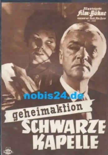 Geheimaktion Schwarze Kapelle, Illustrierte Film-Bühne Nr. 5002, Peter van Eyck, Dawn Adams